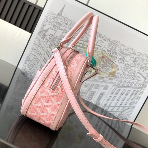 Goyard Saint Jeanne Mm Bowling Bag Rosa Alça superior