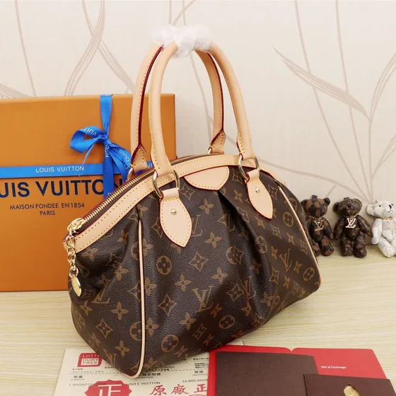 Louis Vuitton Tivoli Brun Tophåndtag