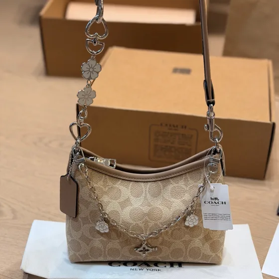 Coach Juliet Sac épaule 21 Beige Sac épaule
