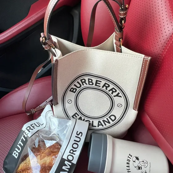 Burberry Pocket Borsa tote Bianco Borsa tote