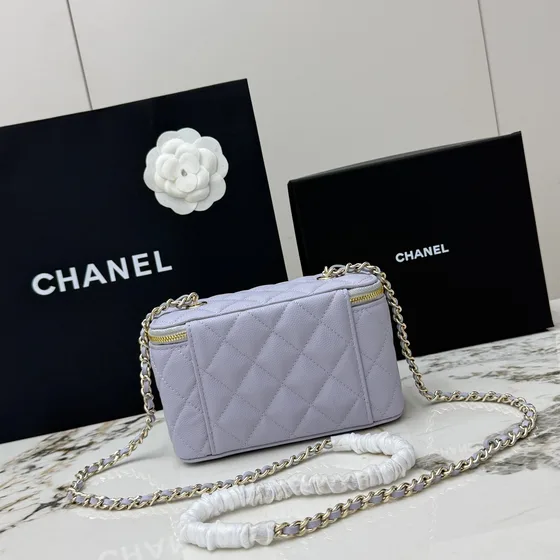 Chanel Vanity Case Light Lilla Vanity