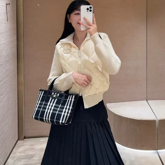 Burberry Check Bolsa tote Preto Bolsa tote