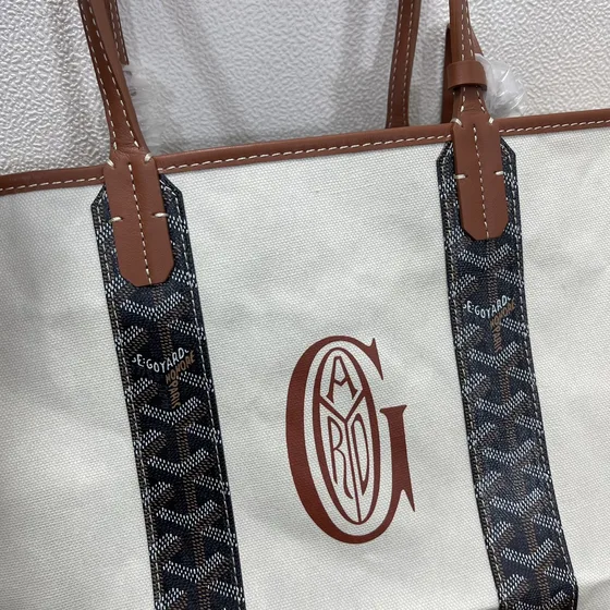 Goyard Saint Louis Pm/Villette Tote Hvit Shopperveske