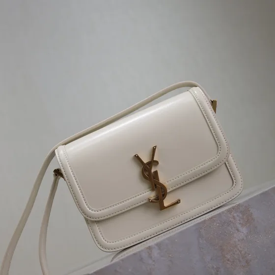 YSL Solferino Satchel Wit Crossbody