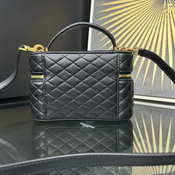 YSL Gaby Vanity Case Schwarz Crossbody