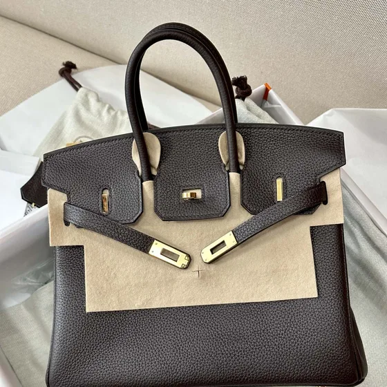 Hermes Birkin Dark Brown Top Handle