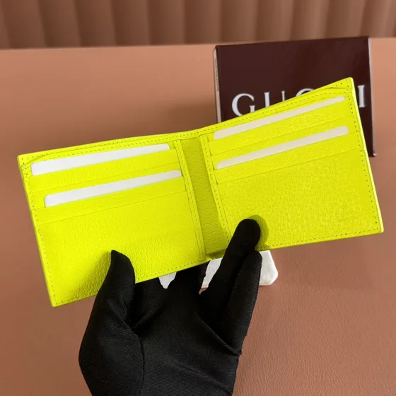 Gucci Gg Bi-Fold Tegnebog Beige/Gul Tegnebog
