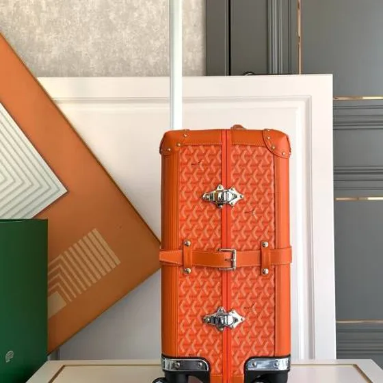 Goyard maleta Naranja travel Naranja Goyardine