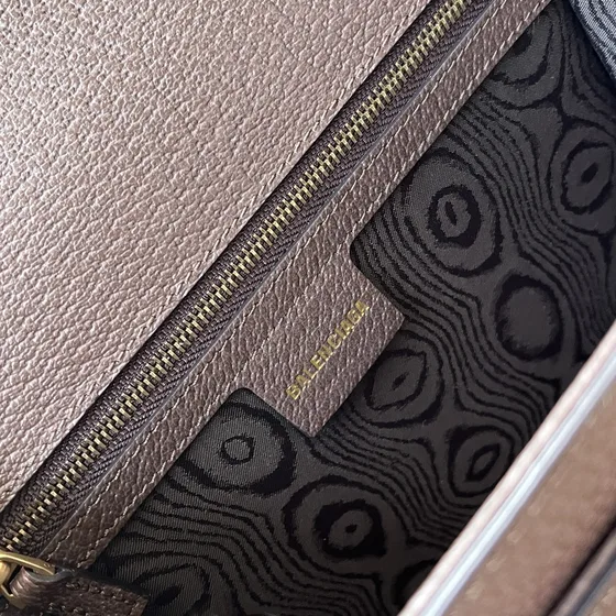 Balenciaga The Hacker Project Bb Monogram Web Bag Бежевый/Коричневый Crossbody