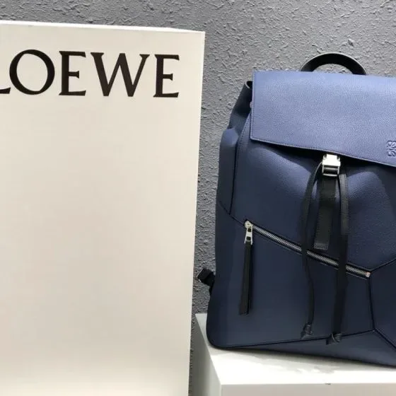 Loewe Puzzle Rygsæk Marineblå Blå Rygsæk