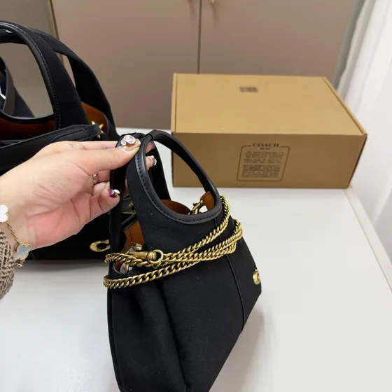 Coach Lana 19 Sort 19cm Tophåndtak