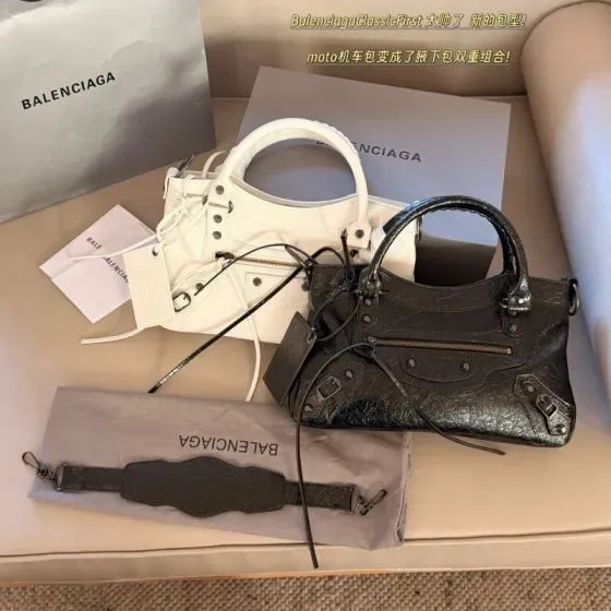 Balenciaga Le City First Black Top Handle