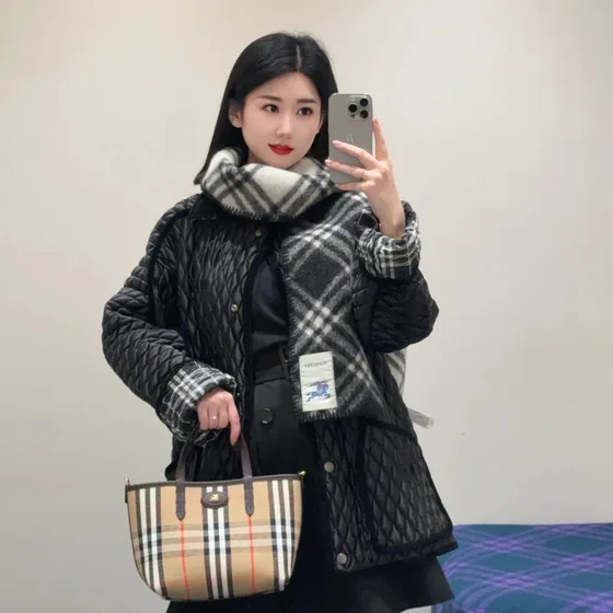 Burberry Mini Check Сумка-шоппер Бежевый Сумка-шоппер