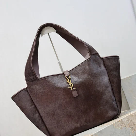 YSL Le 5 À 7 Bea Borsa tote Dark Marrone Borsa tote