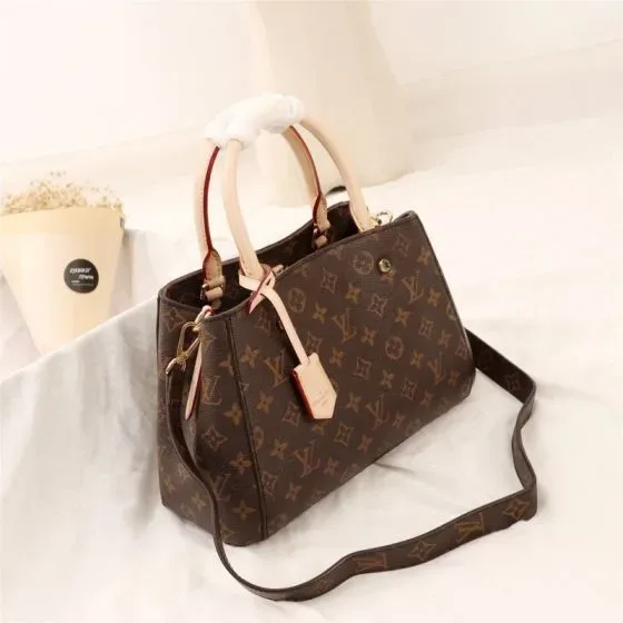 Louis Vuitton Montaigne Bb Brun Topphandtag
