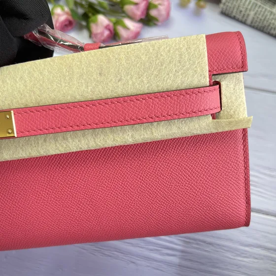 Hermes Kelly To Go Rosa Cartera