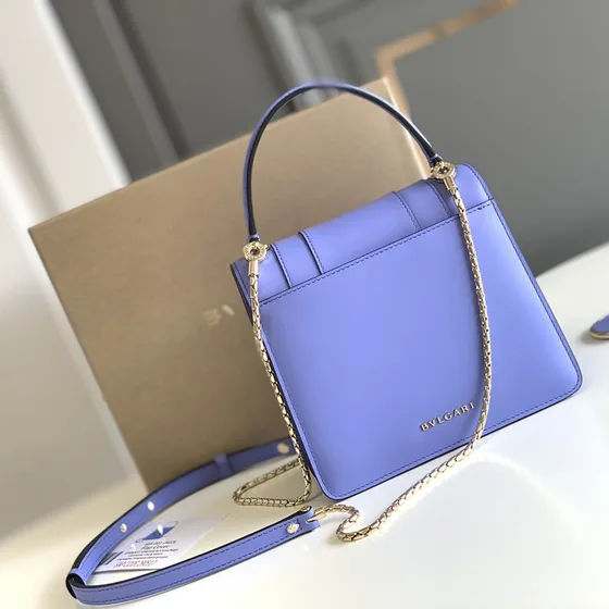 Bvlgari Serpenti Forever Üst sap Bag Light Mor Üst sap