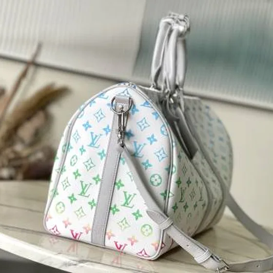Louis Vuitton Keepall White Multicolor travel