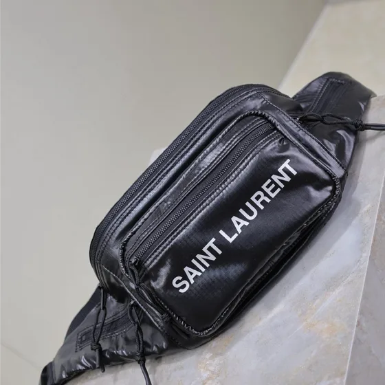 YSL Nuxx Logo Belt Bag Black Belt Bag