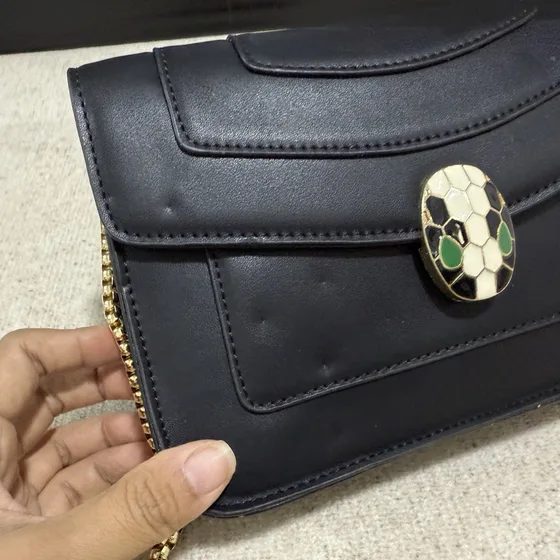 Bvlgari Serpenti Forever Black Crossbody