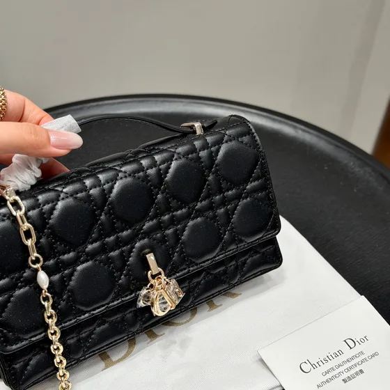 Dior Miss Lady Negro Bolso bandolera