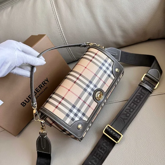 Burberry Vintage Check Crossbody Bag Archive Be / Dark Xám Crossbody