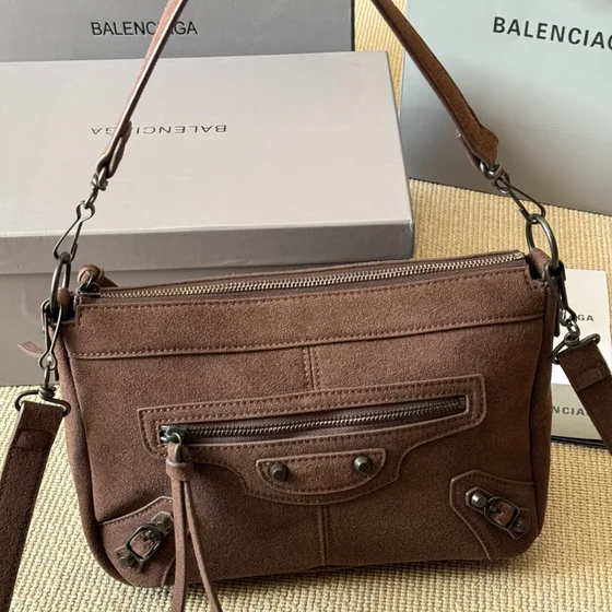 Balenciaga Le Cagole Mini Bolso cruzado Marrón Crossbody