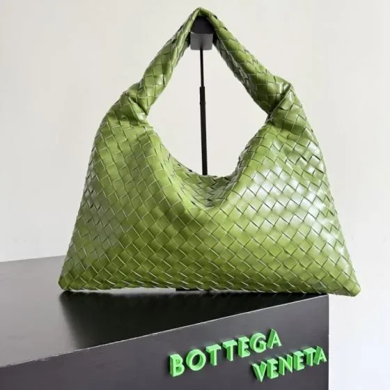 Bottega Veneta Small Hop Light Green Hobo