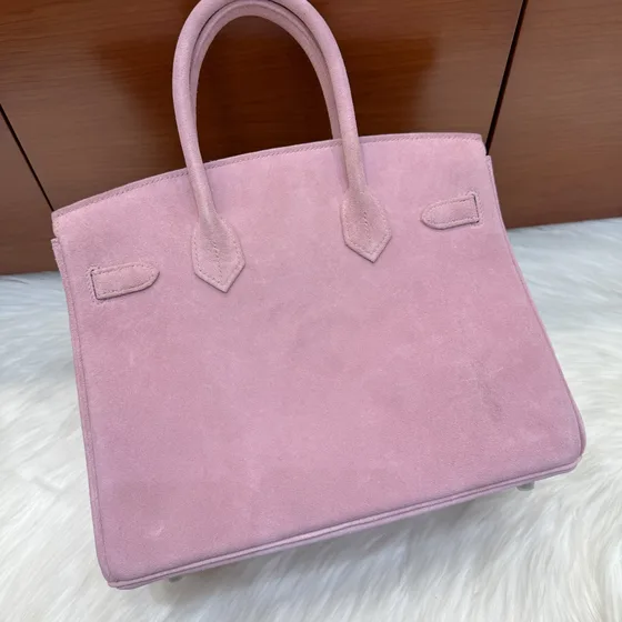 Hermes Birkin 25 Merah jambu Top Handle