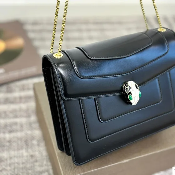 Bvlgari Serpenti Forever Borsa a spalla Nero Borsa a spalla