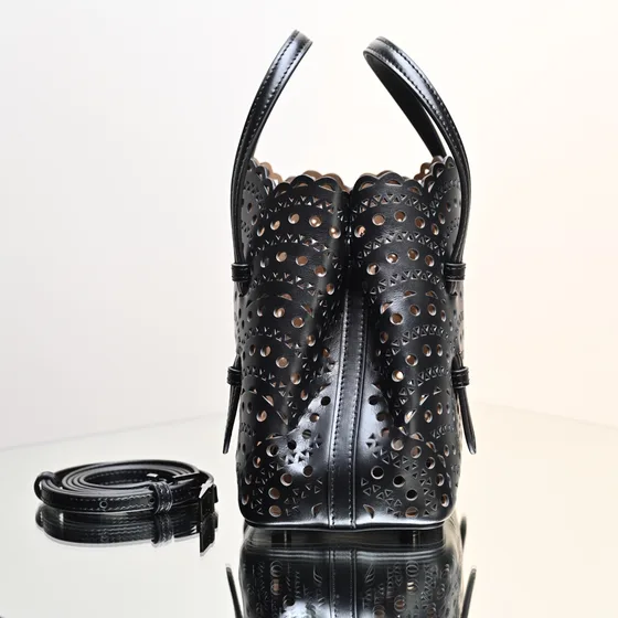 Burberry Le Corset Mini Tote Negro Asa superior