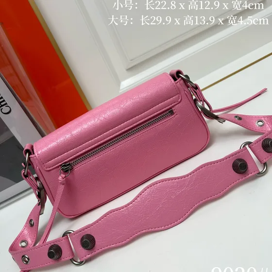 Balenciaga Le Cagole Sling Bag Pink 22 8 x 12 9 x 4 cm Crossbody
