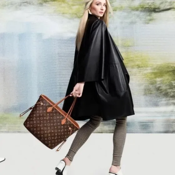 Louis Vuitton Neverfull Brown Tote Bag