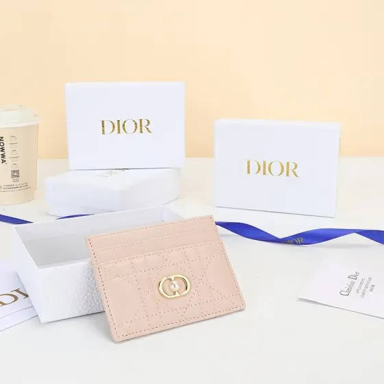 Dior Jolie Card Holder Powder Beige Card Holder