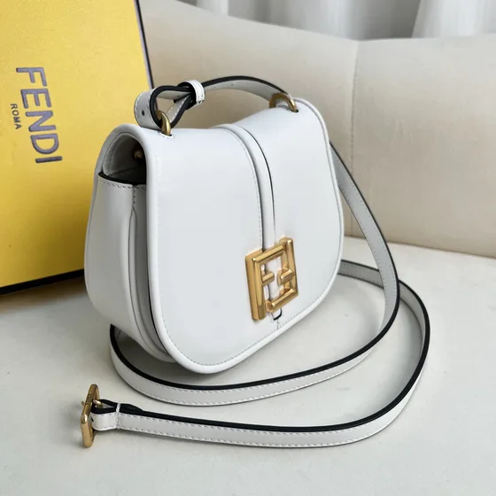 Fendi C Mon Mini White Crossbody