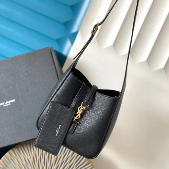 YSL Le 5 7 Soft Hobo Bag Black Hobo