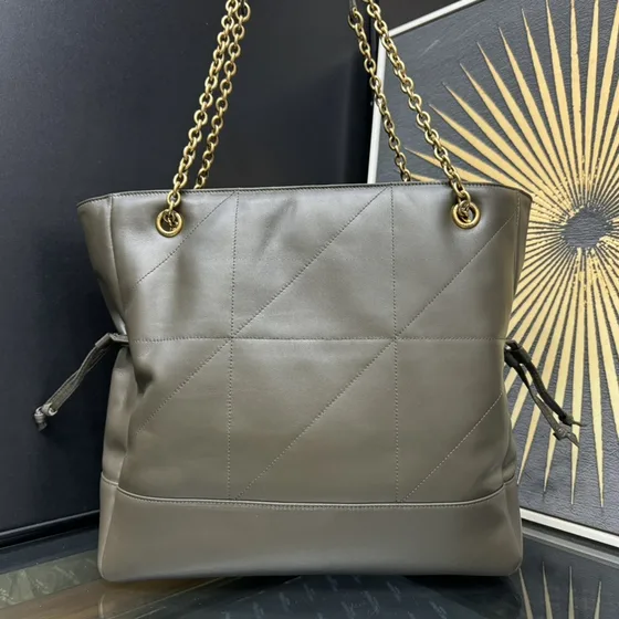 YSL Jamie Shopping Bag Olive Tote Bag