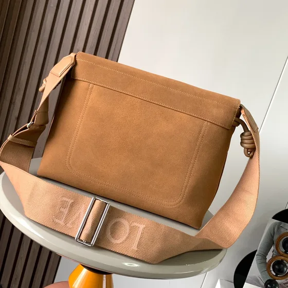 Loewe Flamenco Satchel Warm Desert Crossbody