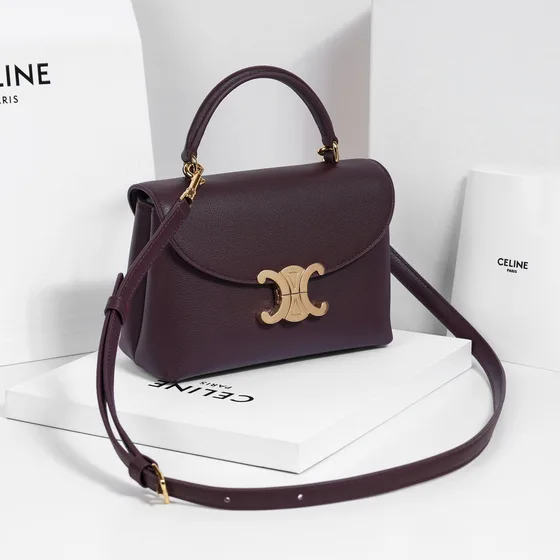 Celine Triomphe Bordô Alça superior