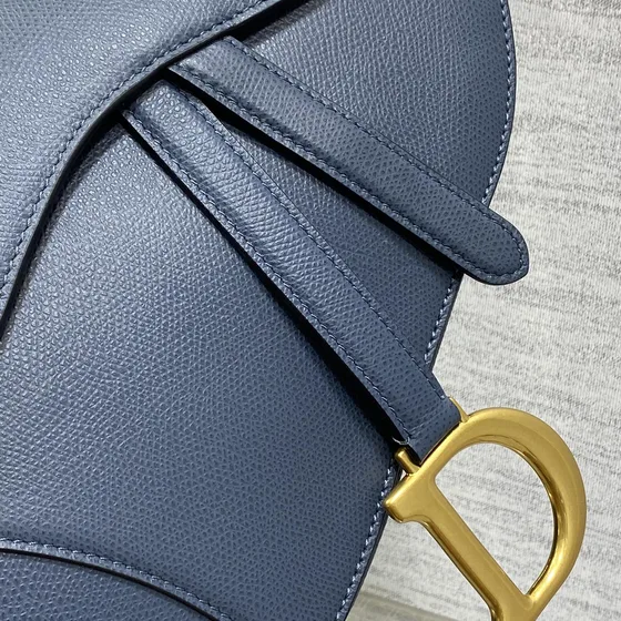 Dior Saddle Bag Blå Skuldertaske