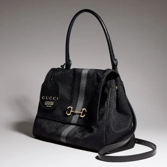 Gucci Horsebit Medium Shopperveske Sort Shopperveske