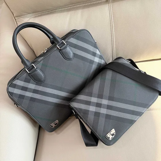 Burberry Check Crossbody çanta Charcoal Gray Crossbody