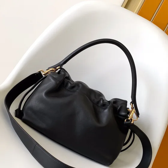 Fendi Mamma Baguette Bag Black Hobo