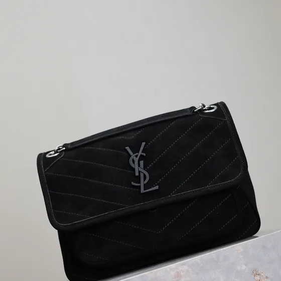 YSL Niki Medium Black Crossbody