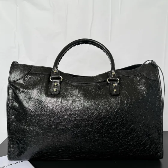 Balenciaga Le City Work Bag Black Top Handle