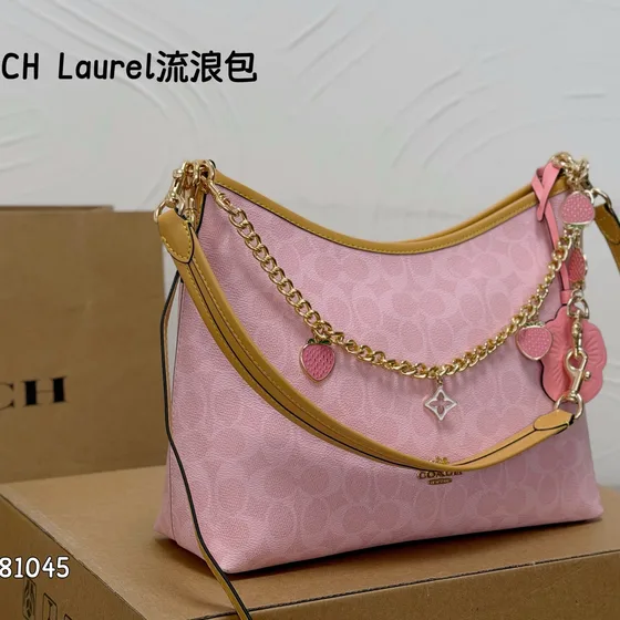 Coach Laurel Rosa Schultertasche