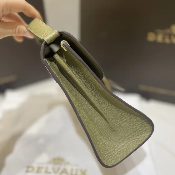 Delvaux Le Brillant Sage Hijau Top Handle