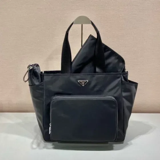 Prada Re-Nylon Tote Bag Black Tote Bag
