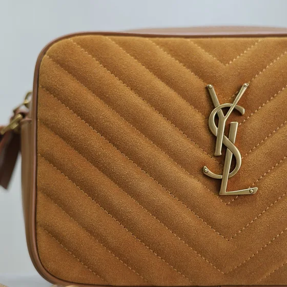 YSL Lou Camera Bag Caramel Marrón Crossbody