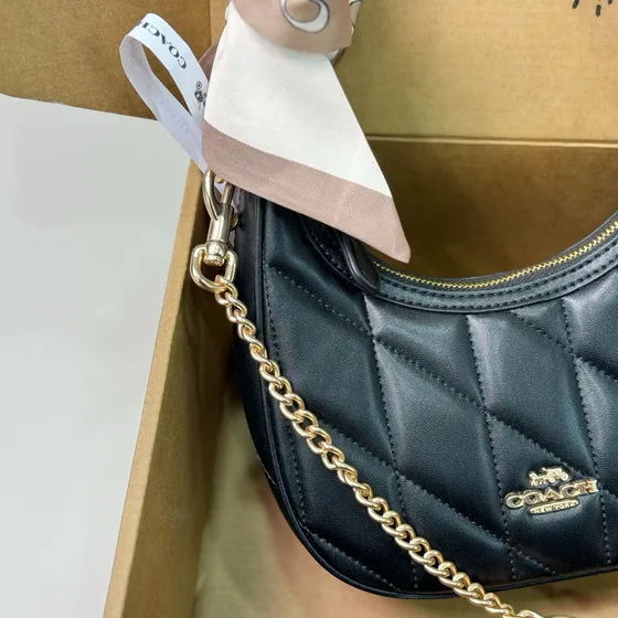 Coach Carmen Mini Crossbody Black Hobo